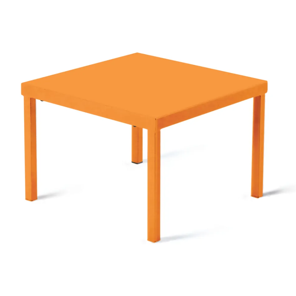 Table basse de jardin empilable en acier galvanisé Made in Italy - Aberdeen Viadurini