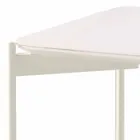 Table basse carrée en céramique et métal au design moderne - Porc-épic Viadurini