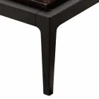 Table basse en bois massif design Grilli Zarafa fabriquée en Italie Viadurini