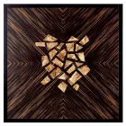 Table basse en bois massif de design Grilli Zarafa fabriqué en Italie Viadurini