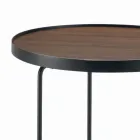 Table basse en noyer Canaletto de différentes tailles Made in Italy - Gubbio Viadurini