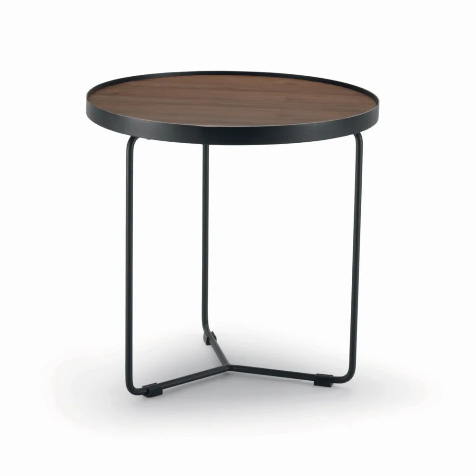 Table basse en noyer Canaletto de différentes tailles Made in Italy - Gubbio Viadurini