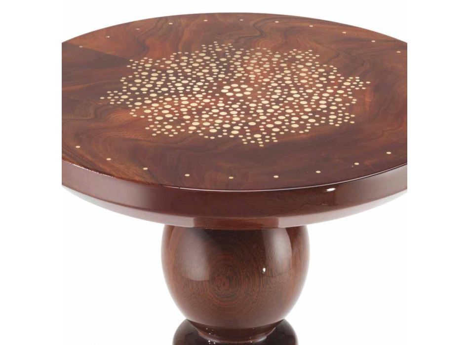 Lampe de table avec une décoration dans le plancher en laiton, 45 cm de diamètre, Sanni Viadurini