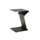 Table d'appoint pour canapé d'extérieur en aluminium blanc ou noir - Denix Viadurini