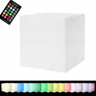 Table basse en plastique coloré de conception moderne carrée lumineuse - Dadostar Viadurini