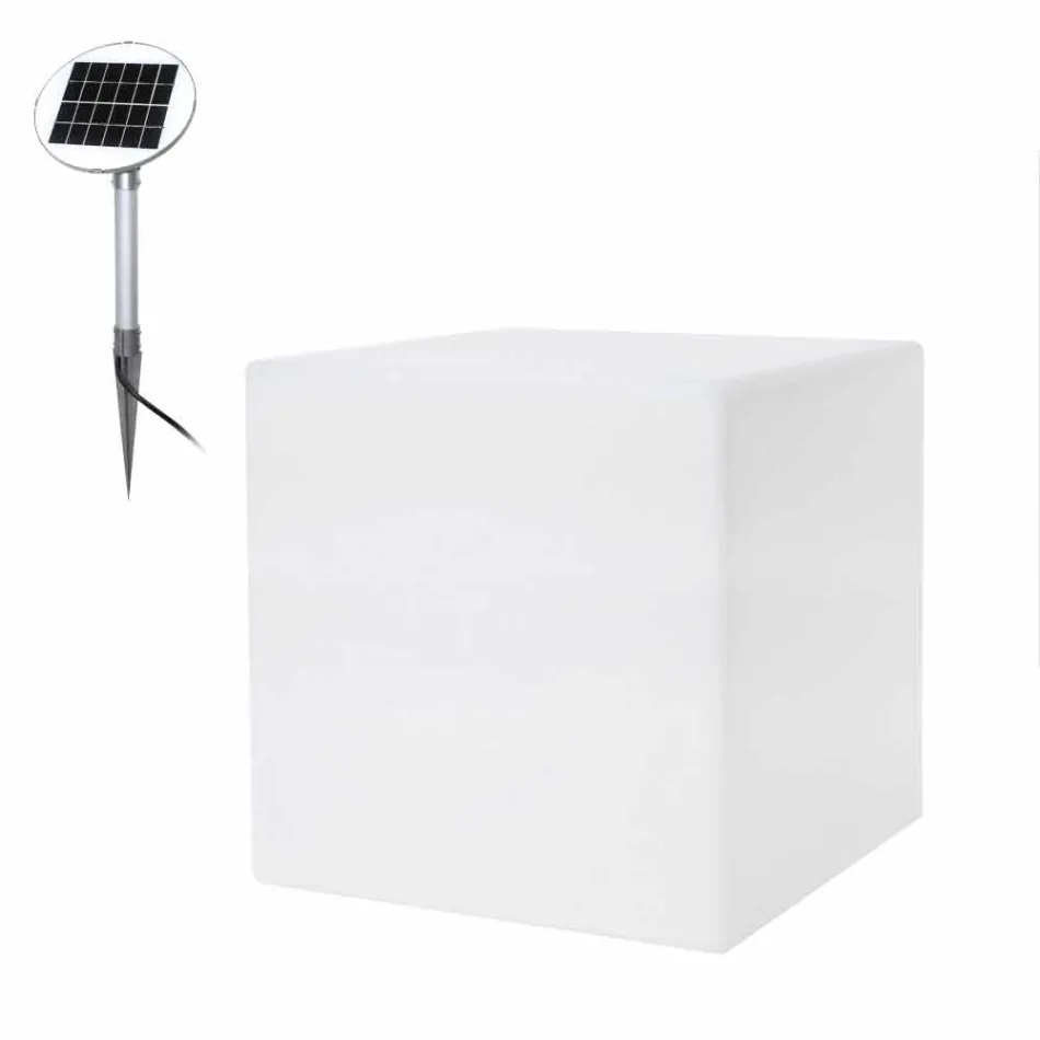 Table basse en plastique coloré de conception moderne carrée lumineuse - Dadostar Viadurini