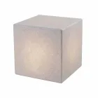 Table basse en plastique coloré de conception moderne carrée lumineuse - Dadostar Viadurini