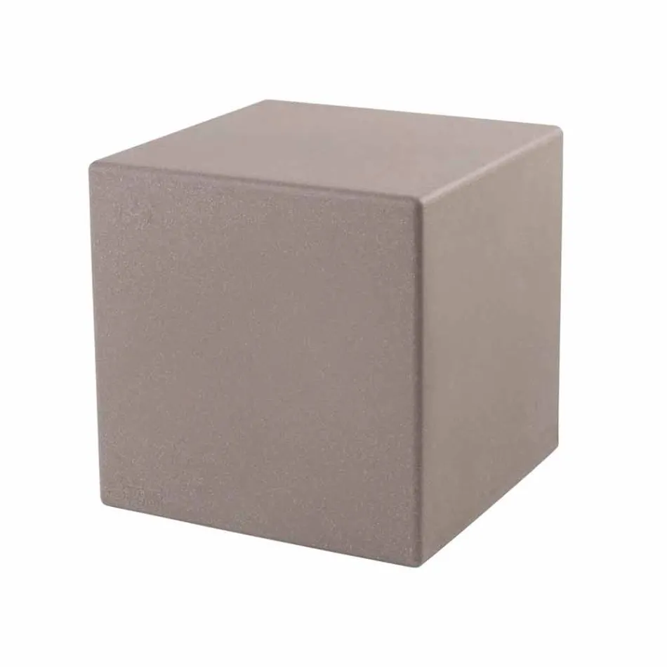 Table basse en plastique coloré de conception moderne carrée lumineuse - Dadostar Viadurini