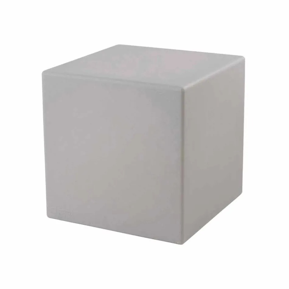 Table basse en plastique coloré de conception moderne carrée lumineuse - Dadostar Viadurini