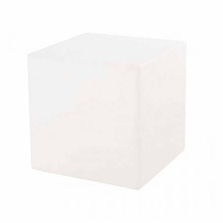 Table basse en plastique coloré de conception moderne carrée lumineuse - Dadostar Viadurini