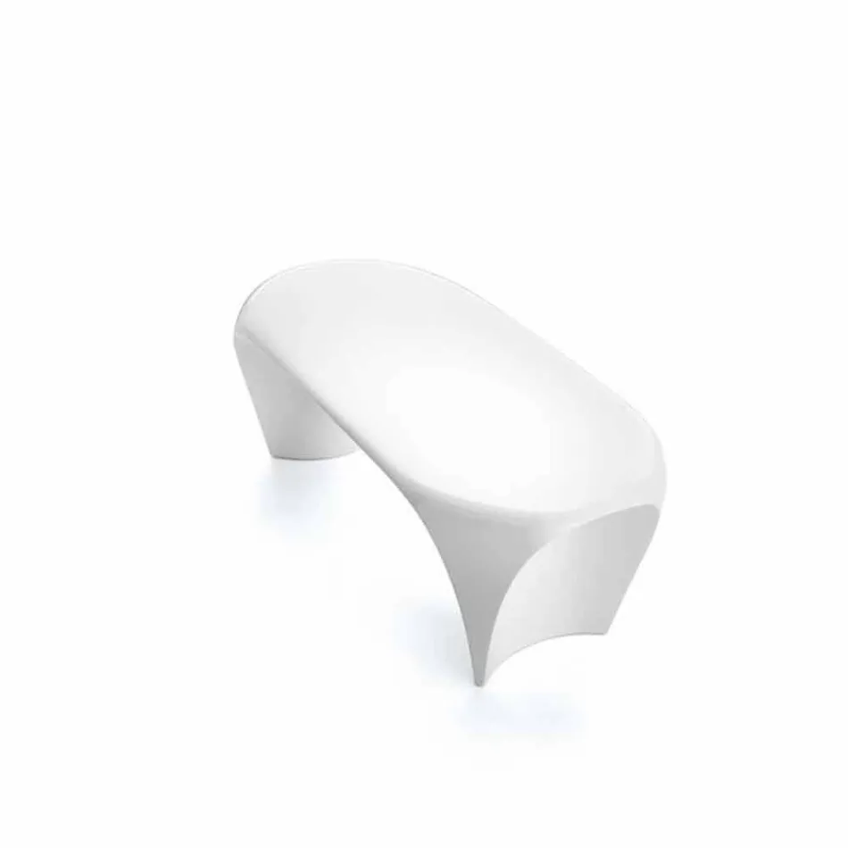 Table basse lumineuse RVB pour design extérieur ou intérieur en plastique - Lily par Myyour Viadurini