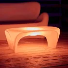 Table basse lumineuse RVB pour design extérieur ou intérieur en plastique - Lily par Myyour Viadurini