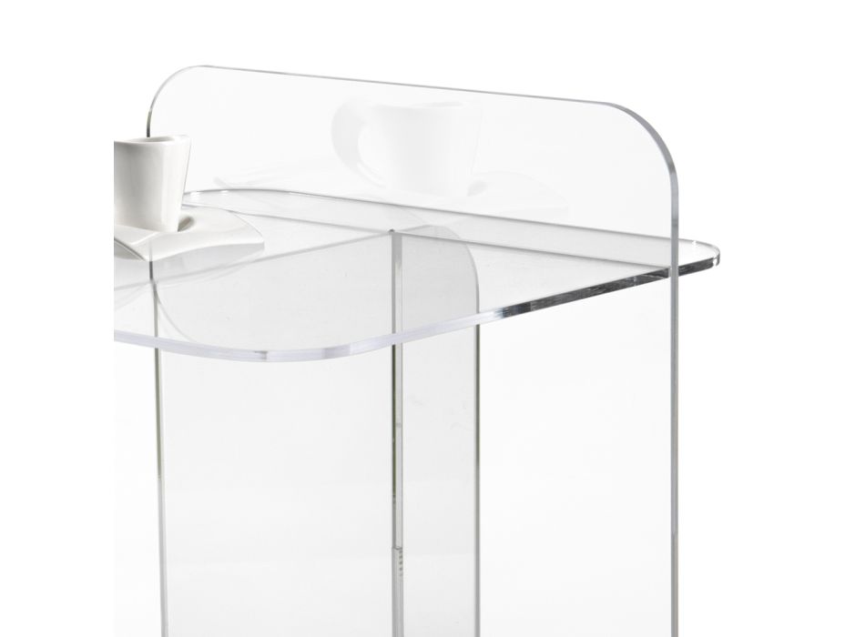 Table basse de salon moderne en plexiglas fabriquée en Italie - Ariel Viadurini