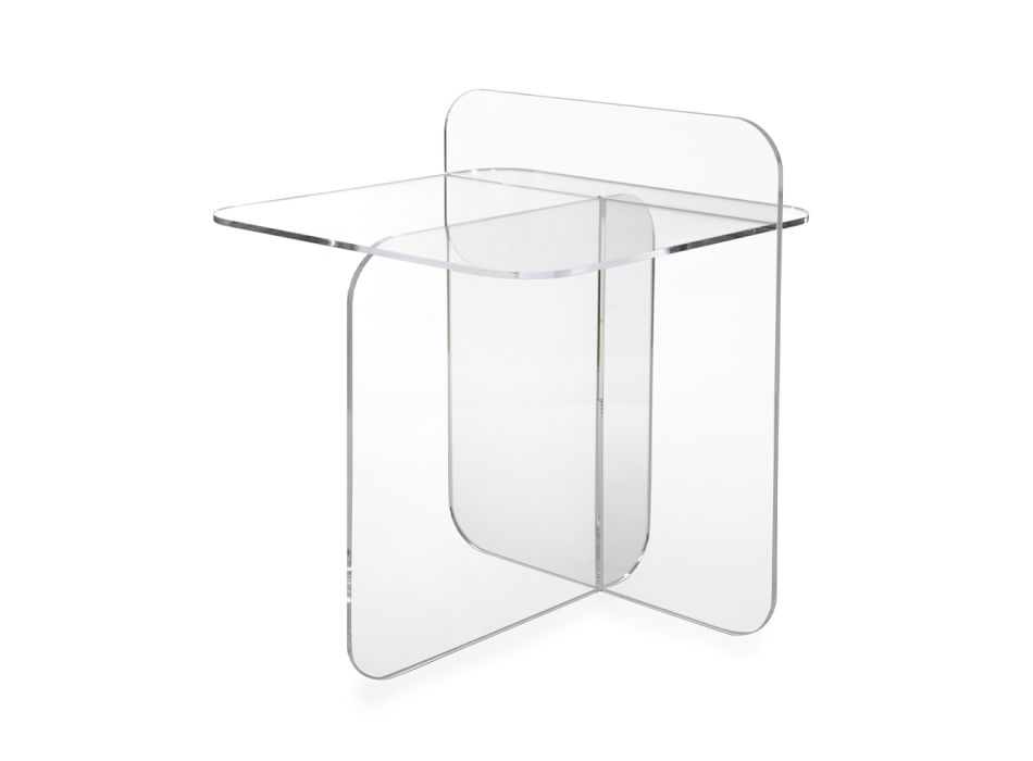 Table basse de salon moderne en plexiglas fabriquée en Italie - Ariel Viadurini