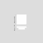 Table basse contemporaine en bois recouvert de méthacrylate Loft Cadeau Viadurini