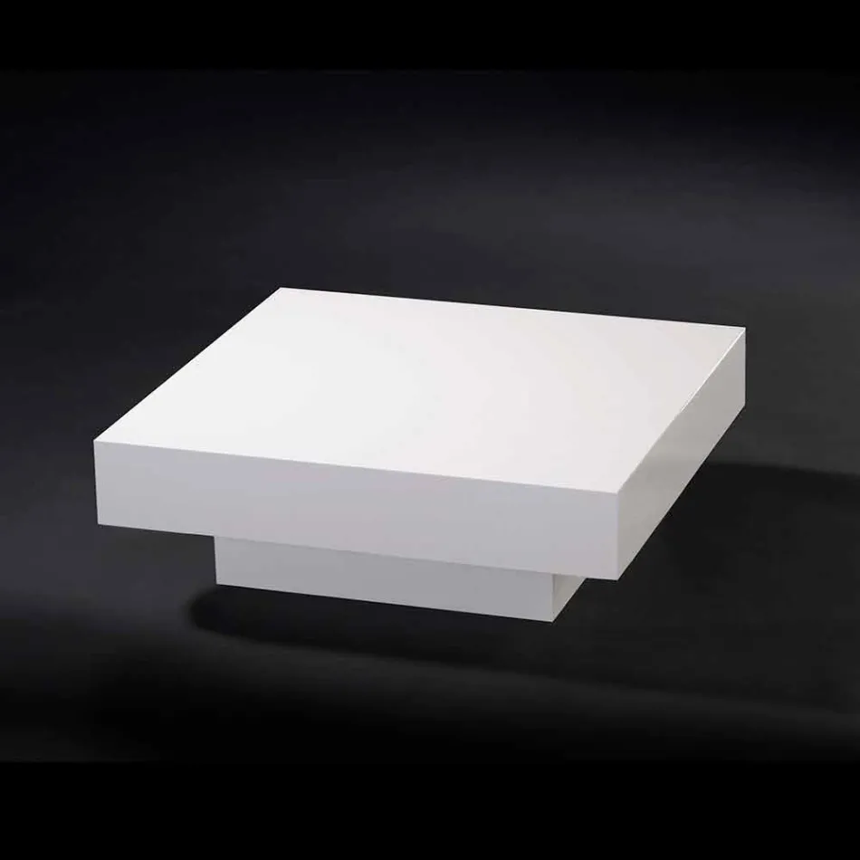 Table basse contemporaine en bois recouvert de méthacrylate Loft Cadeau Viadurini