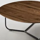 Relia - Table basse moderne en MDF et métal peint, disponible en différentes finitions Viadurini