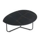 Relia - Table basse moderne en MDF et métal peint, disponible en différentes finitions Viadurini
