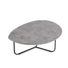 Relia - Table basse moderne en MDF et métal peint, disponible en différentes finitions Viadurini