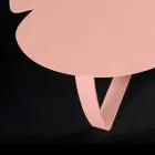 forme de table laser de fleurs coupées de café en métal contemporain Andy Viadurini