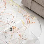 Table moderne en plexiglas multicolore fabriqué en Italie, Asie Viadurini