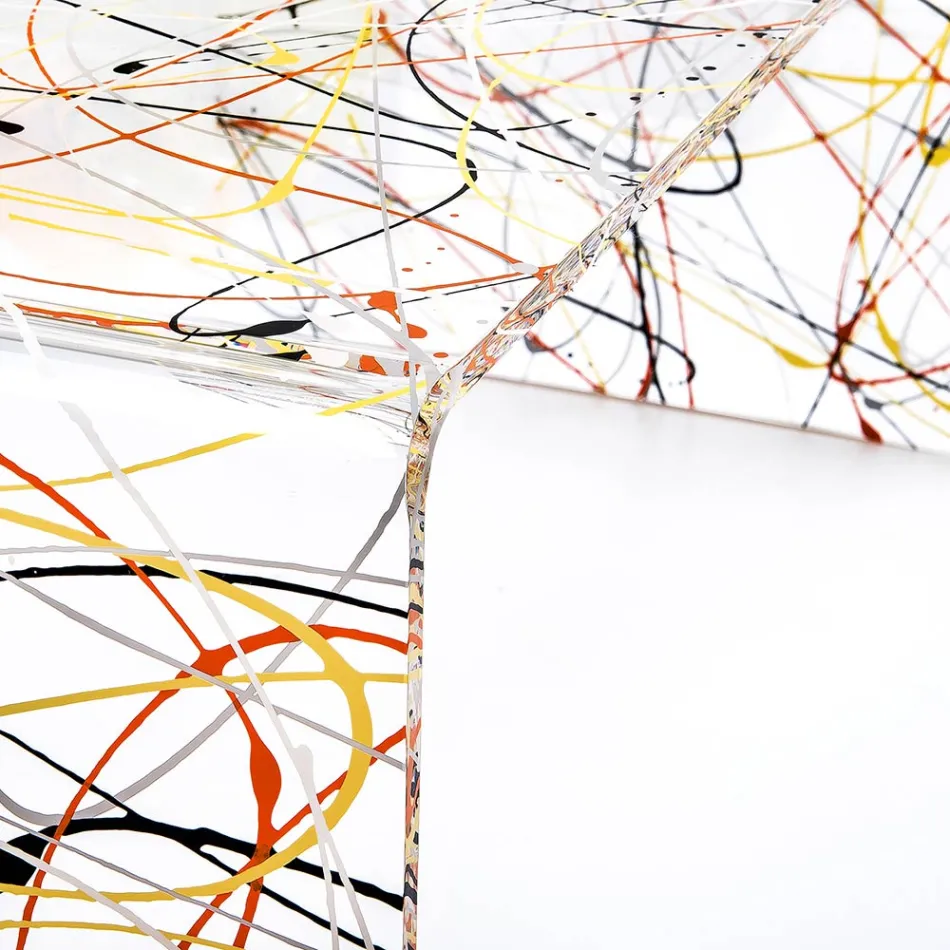 Table basse moderne en plexiglas fabriquée en Italie - Vichy Viadurini