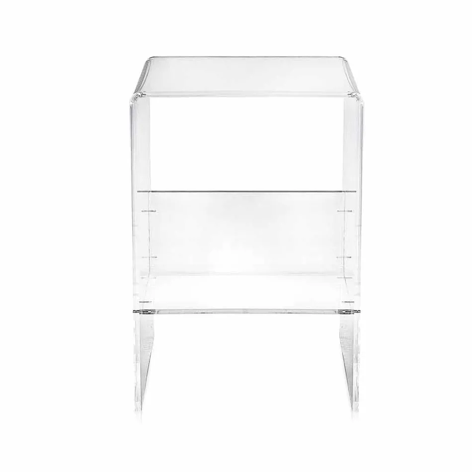 Plexiglas table moderne L50 x H76 x D40 cm Aza, made in Italy Viadurini