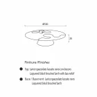 table basse moderne en mélèze laqué Giglio Viadurini