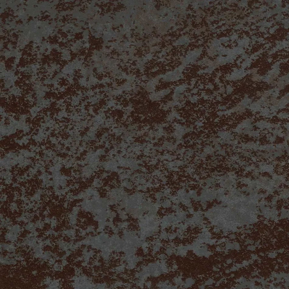 Table Basse Ronde de Salon Base Métal et Céramique Oapca - Shanghai Viadurini