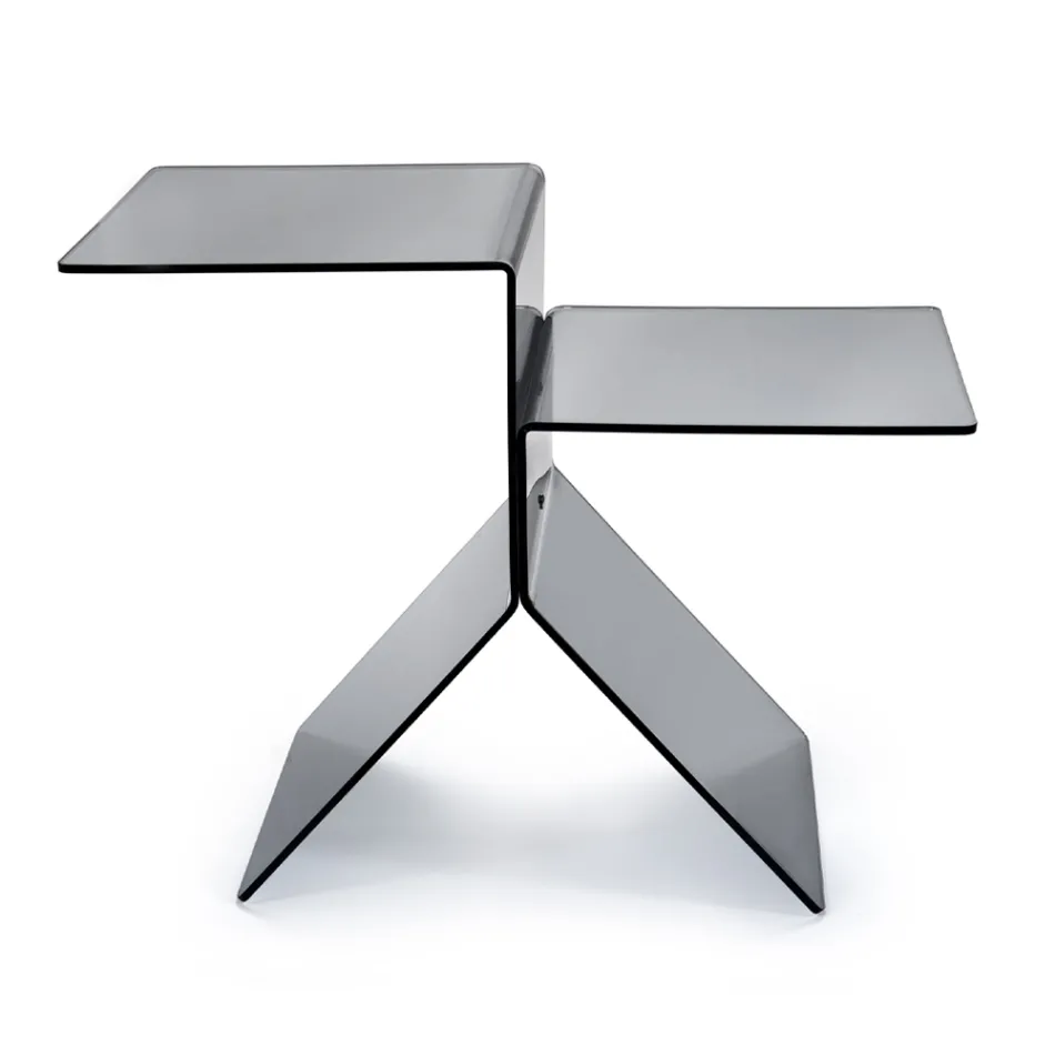 Table basse en plexiglas coloré transparent pour salon Made in Italy - Kamon Viadurini