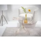 Table basse en plexiglas coloré transparent pour salon Made in Italy - Kamon Viadurini