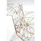 Table basse en plexiglas coloré transparent pour salon Made in Italy - Kamon Viadurini