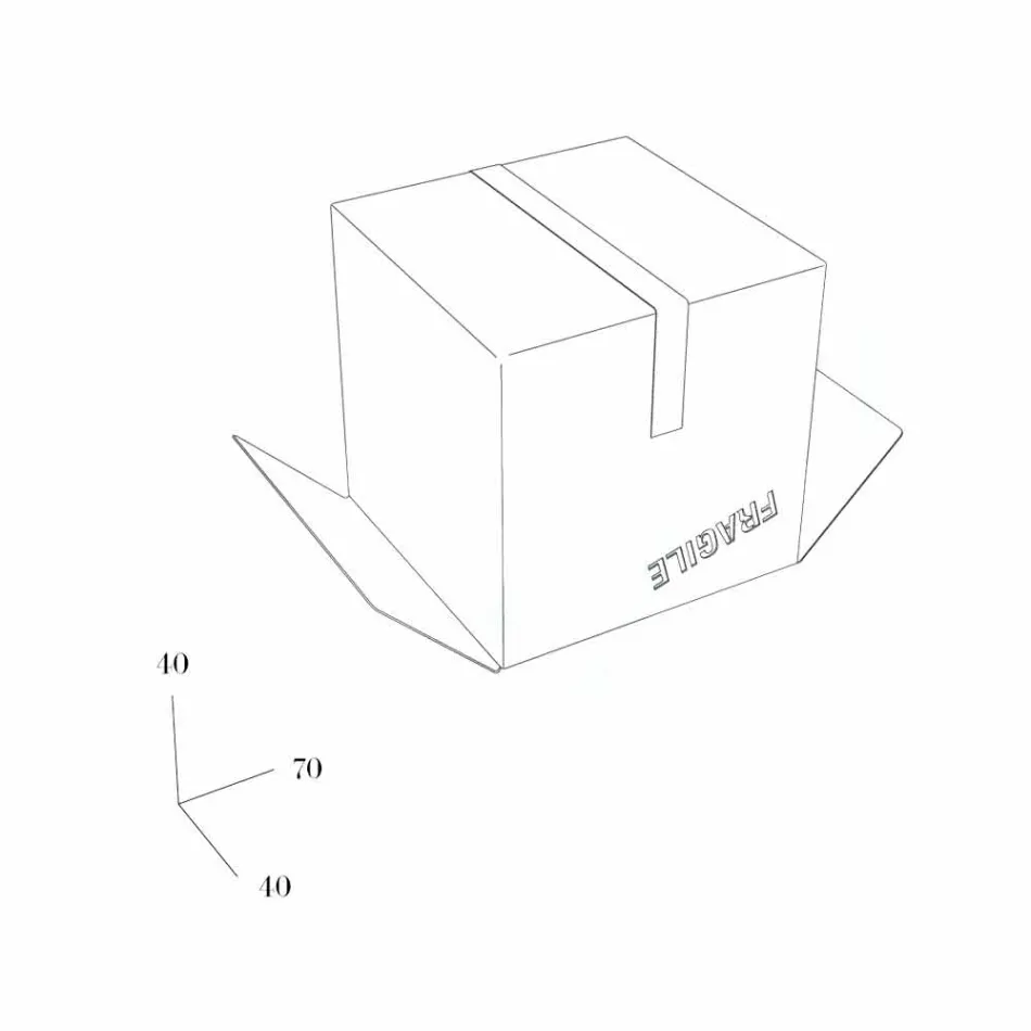 Porta table Magazines Fragile Mabele Viadurini