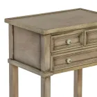 Table téléphonique avec 3 tiroirs et étagère Made in Italy - Culsu Viadurini