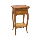 Table téléphonique en hêtre dans différentes finitions fabriquée en Italie - Charun Viadurini