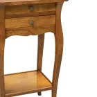 Table téléphonique en hêtre dans différentes finitions fabriquée en Italie - Charun Viadurini