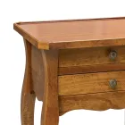 Table téléphonique en hêtre dans différentes finitions fabriquée en Italie - Charun Viadurini