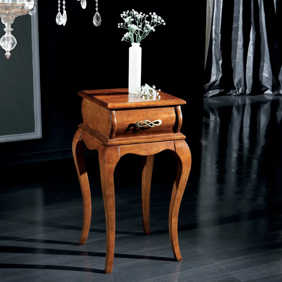 Support de téléphone de style classique en bois fabriqué en Italie - Hastings Viadurini