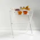 Table basse design transparent Olivia lunchbox made in Italy Viadurini