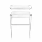 Table basse design transparent Olivia lunchbox made in Italy Viadurini