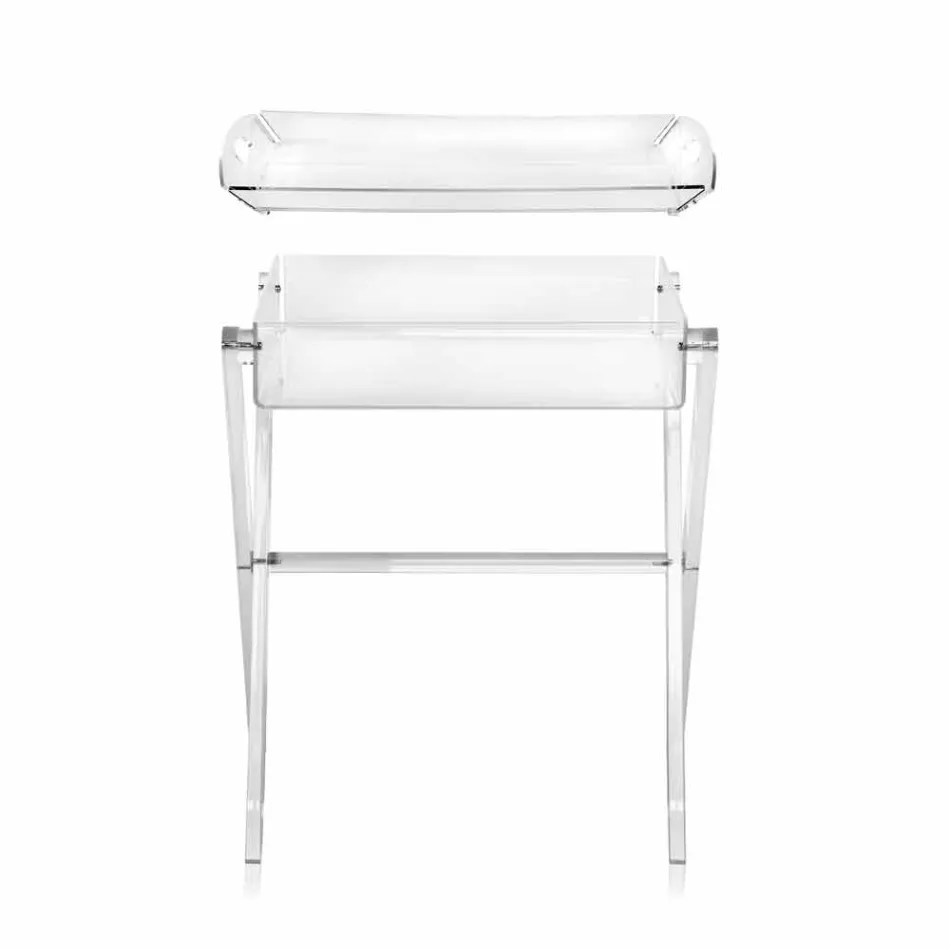 Table basse design transparent Olivia lunchbox made in Italy Viadurini