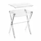 Table basse design transparent Olivia lunchbox made in Italy Viadurini