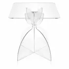 Table basse carrée design en PMMA Laives transparente Viadurini