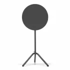 Table d'extérieur haute ronde en métal et tôle Made in Italy - Baldric Viadurini