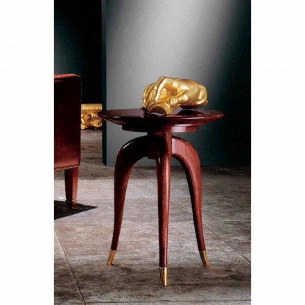 Table basse ronde salon design classique, diamètre 40 cm, argile Viadurini