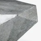 Table basse de forme d'intérieur en pierre fossile différentes finitions - Écouteurs Viadurini