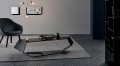 Table Basse Forme en Verre Extralight ou Fumé Made in Italy - Neok