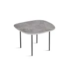Table basse en MDF profilée, disponible en deux tailles et plusieurs couleurs - Navis Viadurini