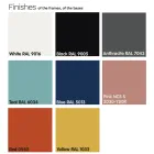 Table basse avec plateau rond en bois massif Made in Italy - Makino Viadurini