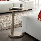 Table basse en MDF laqué avec cadre en bois massif fabriqué en Italie - Tobiko Viadurini